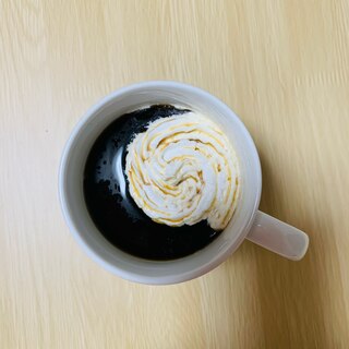 ブラックコーヒー♡ホイップ・ピーナッツクリーム
